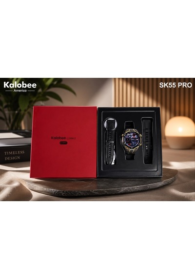 Kalobee Sk55 Pro Aı Yapay Zeka Destekli 3 Kordonlu Akıllı Saat 1.6" Amoled, Bluetooth Görüşme, Ip68, Kablosuz Şarj Kalobee Sk55 Pro Aı Yapay Zeka Destekli 3 Kordonlu Akıllı Saat 1.6" Amoled, Bluetooth Görüşme, Ip68, Kablosuz Şarj