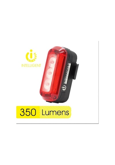 Moon Sirius Pro 350 Lümen Usb Şarjlı Bisiklet Arka Lamba 2025 Yeni Model Siyah