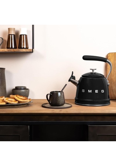 Cklw2001bl 50's Style Retro Siyah Islık Kettle Çaydanlık 2.3 L İthalatçı Garantili Diğer
