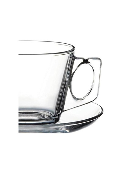 Paşabahçe Vela 6'li Kulplu Çay Fincanı Seti, 195 Ml, Şeffaf Cam Diğer