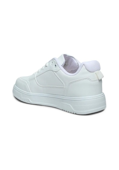 Best Of 2081-26 Cilt Deri Anatomik Bağcıklı Sneaker 36-40 Beyaz