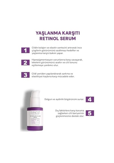 Retinol Lift-xylane Kırışıklık Karşıtı Cilt Yenileyici Serum 30 Ml