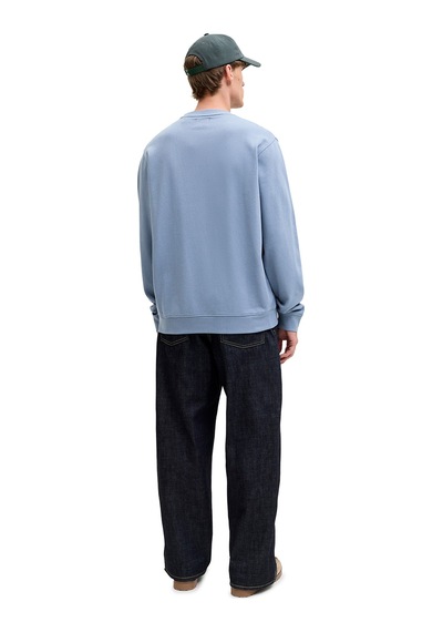Jack & Jones Jjearchıve Graphıc Sweat Mavi Erkek Sweatshirt 000000000102690864