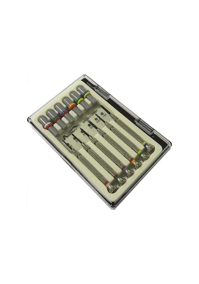 Armway S20c603p Plastik Kutulu Saatçi Tornavida Seti 6 Parça + 12 Ad.yedek