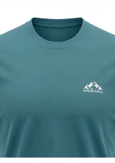 Orendahill Erkek Spor Tişört Hızlı Kuruyan Esnek Regular Fit Basic Gym Activewear Mint