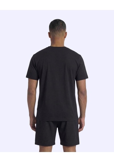 Kappa Fontado Tee Erkek Siyah Regular Tişört