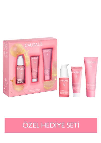 Caudalie Vinohydra Hiyalüronik Serum 30 ML + Duş Jeli 50 ML + Nem Maskesi 15 ML