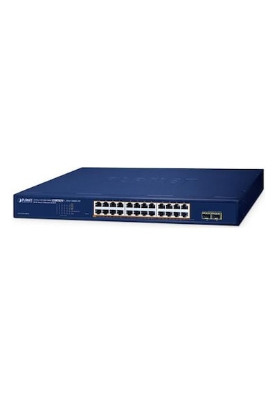 Planet Pl-gs-2210-24p2s 24 Port Gigabit Poe+ 2 Port Sfp Web Smart Yönetilebilir Poe Switch