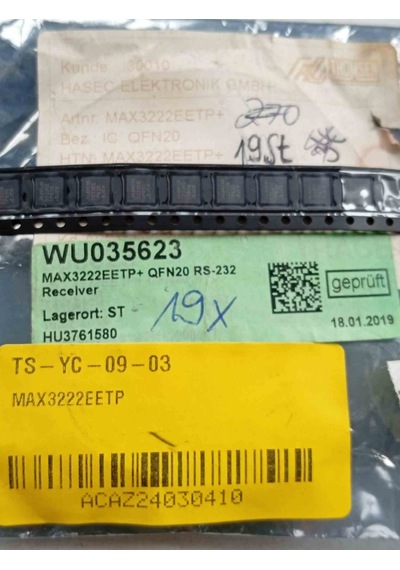 Max3222eetp Smd Entegre 2 Adet