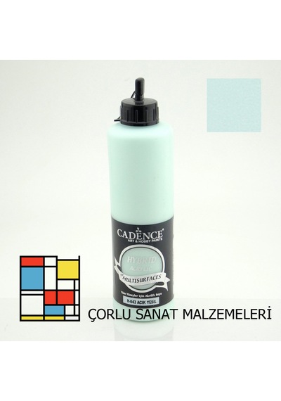 Hybrıd Akr. Multisurfaces-500ml H-043 Açık Yeşil Karışık, Çok Renkli