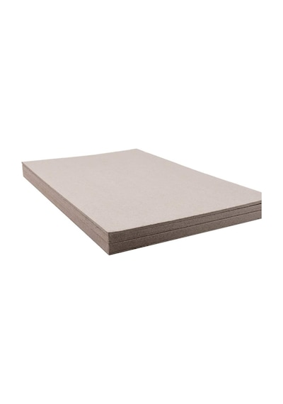 Ewtshop 20 Yaprak Gri Karton Dın A4, Kalınlık 1 Mm, 615 G/m², Ciltleme Kartonu, Takvim, Model Kartonu, El İşi Kart