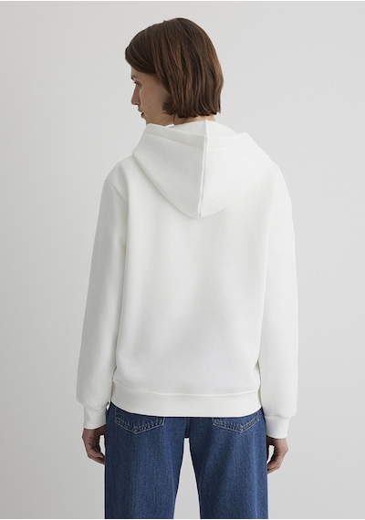 Mavi - Kapüşonlu Beyaz Basic Sweatshirt 167299-70057 Beyaz