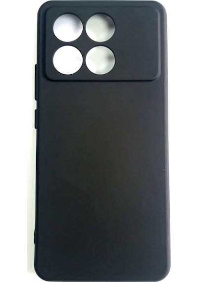 Poco X6 Pro Uyumlu Yumusak Slikon Kilif Kadife Dokulu Mat