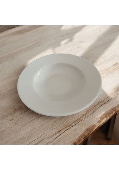 Maqrib Porselen Irmak Yemek Tabağı 21 Cm