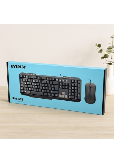 Kablolu Usb Klavye Mouse Seti Q Klavye, 1200 Dpı Diğer