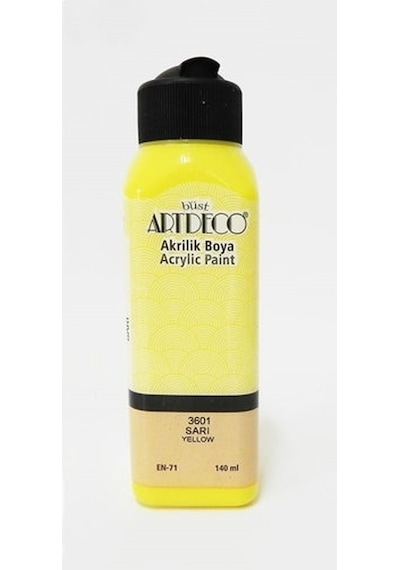 Artdeco Akrilik Boya 140Ml Sarı 3601