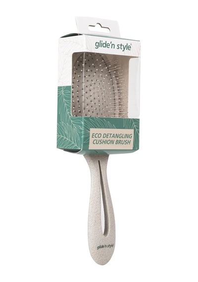 Glide N Style Eco Detangling Cushion Brush Doğa Dostu Saç Açıcı Fırça
