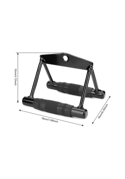 Cable Crossover Çalışma Istasyonu Aparat Seti - Fitness Aparatı - Triceps Halat - Rowing Bar - V Bar