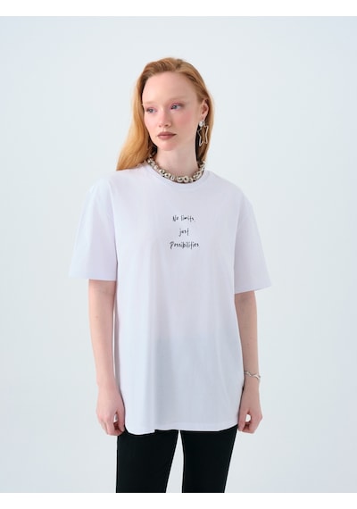 LOFT Regular Fit Kadın Tshirt K.kol Lf2040156 Q1.v1 Beyaz