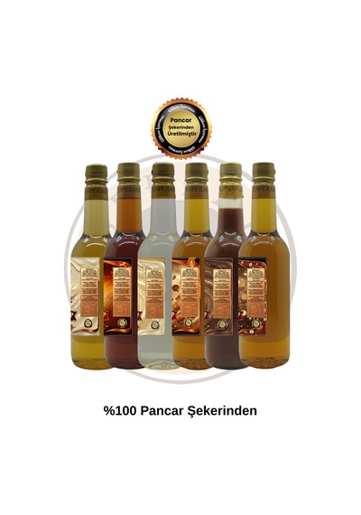 Premıum Vanilya-karamel-beyaz Çik.-fındık-çikolata-toffnut Aromalı Kahve Şurubu 750 Ml 6 Ad. Diğer