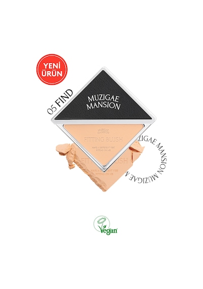 Ciltle Bütünleşen Ve Pürüzsüzleştiren, Yumuşak Dokulu Allık Muzıgae Mansıon Fitting Blush 05 Find 15233661