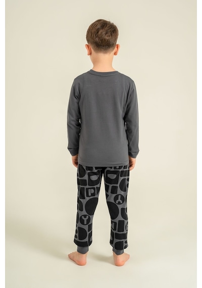 Rolypoly Baba Oğul Live The Forest Gri Uzun Kol Pijama Takım Rp3868-a-v1 Rp3868-a-v1