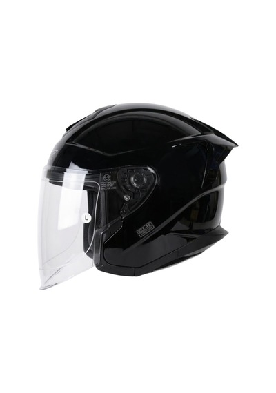 Vox 108 Yazlık Motosiklet Kaskı Gloss Black Siyah