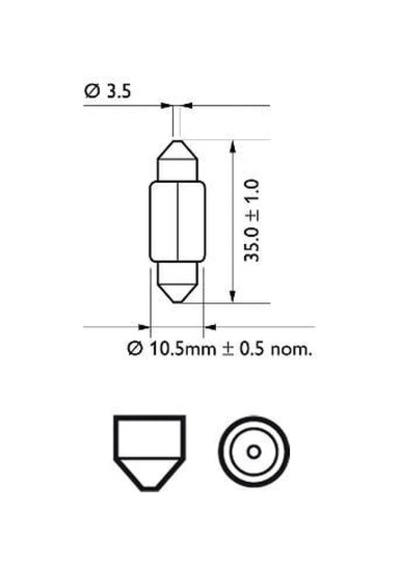 Ampül - Fiat Cinquecento, Ducato, 500, Panda, Punto, Doblo, Tipo, Seicento, Sandero, Duster, Logan, Spring, Solenza, Spider, Gt, Giulia, 164, 75, 155