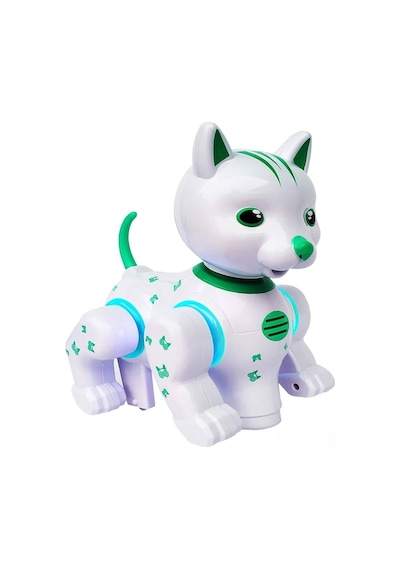 Akıllı Müzikli Robot Kedi Uzaktan Kumandalı, Dans Eden, Hikaye Anlatan Eğitici Oyuncak - Led Işıklı