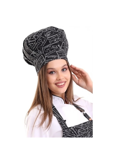 Tabela Desenli Aşçı Mantar Şapka - Unisex-Standart-Tek Parça