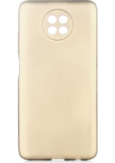 Xiaomi Redmi Note 9 5g Kılıf Zore Premier Silikon Kapak Gold