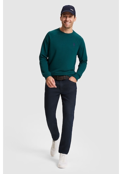 U.S. Polo Assn. Erkek Yeşil Basic Sweatshirt 50329441 Vr060 Eden Green