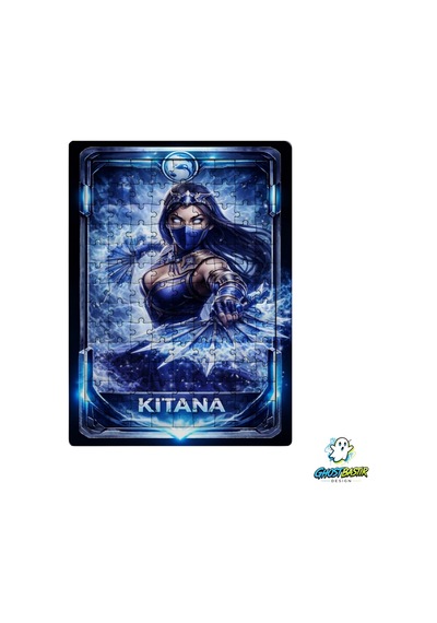 Mortal Kombat Kitana 99 Parça Ayaklı Puzzle Dekoratif Çocuk Yapbozu 0222