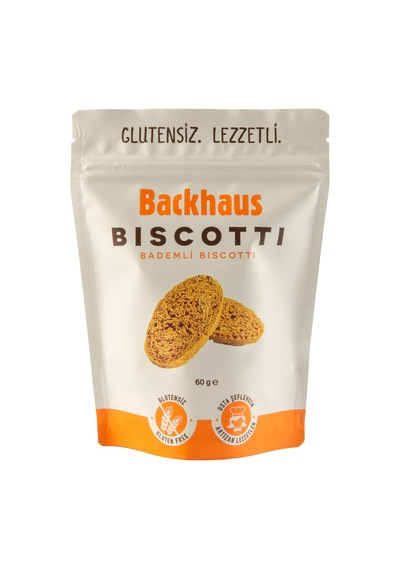 5 Adet Backhaus Glutensiz Bademli Biscotti 60 G