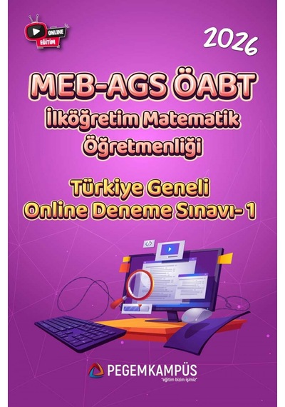 2026 Meb-ags Öabt İlköğretim Matematik Öğretmenliği Türkiye Geneli Online Deneme Sınavı-1