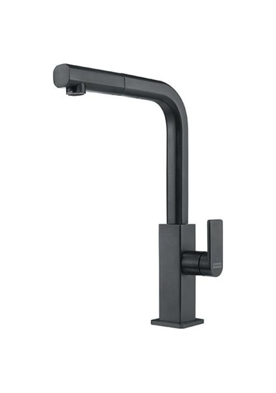 Franke Mythos Doccia Steel Black Armatür Siyah