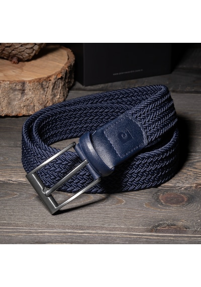 Pierre Cardin Multi Renk Örgü Erkek Kemer En 3,5 Cm Pc-1745 Lacivert