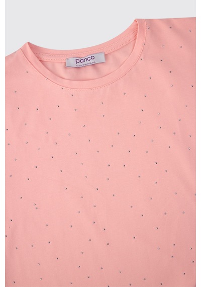 Panço Kız Bebek Somon Tişört 2611gb05058 Pembe