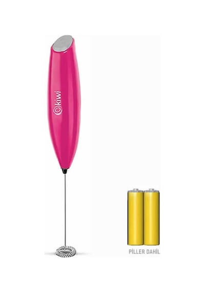 Kiwi Kcm-1112 Mini El Mikseri Süt/kahve Köpürtücü Çırpıcı Fuşya Kırmızı