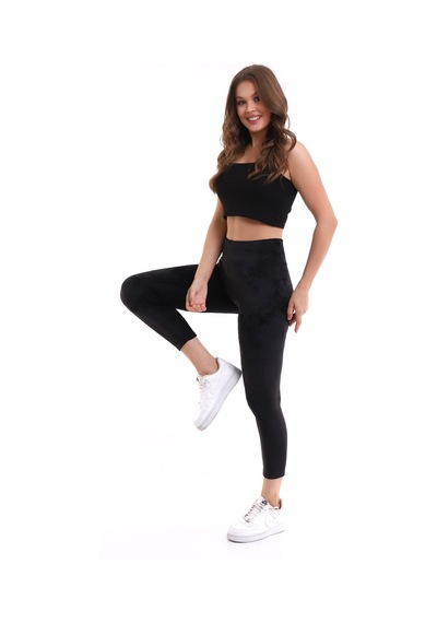 Winmoda34 Kadife Tayt Siyah