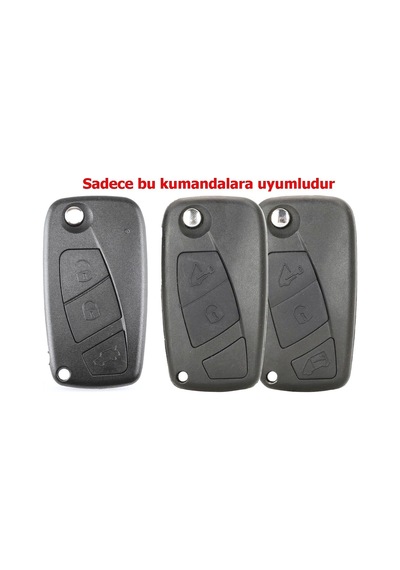 Linea Fiorino Nemo Bipper Uyumlu Nano Anahtar Kumanda Kılıfı Oto Anahtarlık Beyaz Gold