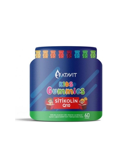 Atavit Kids Sitikolin Q10 Gummies 60 Adet