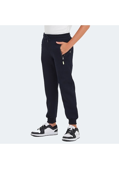 Slazenger LAMIS Çocuk Fermuar Cepli Lacivert Eşofman Altı