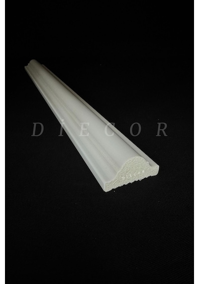 Diecor Dekoratif Boyanabilir Polistren 1 Adet 4 Cm Duvar Çıtası Beyaz 4 Cm Model:xa254