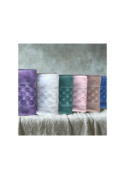 Miosse Pure 50x100 6'lı Paket Lüks Pamuklu El Ve Yüz Havlusu Misafir Havlusu Çok Renkli