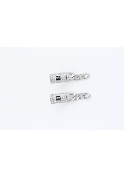 Çelik Küpe 3,4cm Çok Renkli