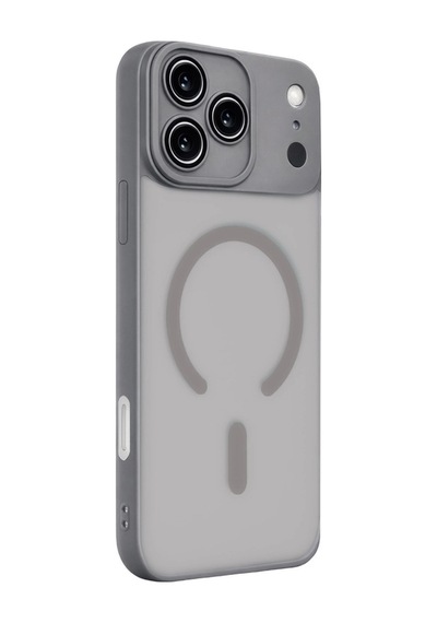 Apple iPhone Uyumlu 17 Pro Max Jota Lensli Magsafe Kapak - Titan Gri İtdark55410