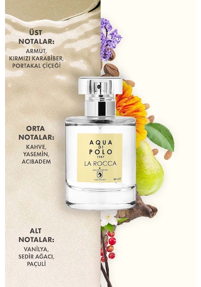 Aqua Di Polo 1987 La Rocca 50 Ml Kadın Edp Parfüm Ve La Rocca Sense Deodorant Seti Stcc000331 Meyve