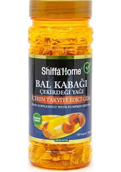 Bal Kabağı Çekirdeği Yağı 100 Kapsül 100 Mg