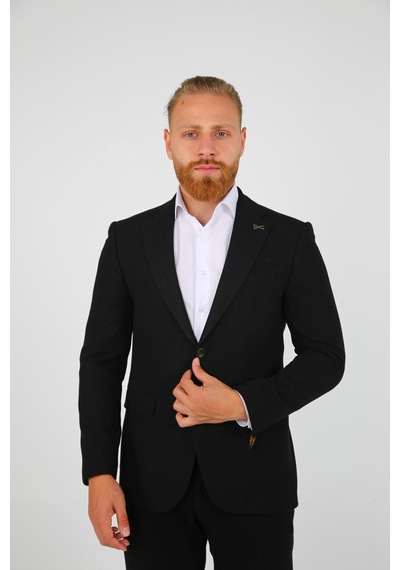 Brango 30149 Erkek Blazer Ceket Siyah